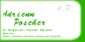 adrienn poscher business card